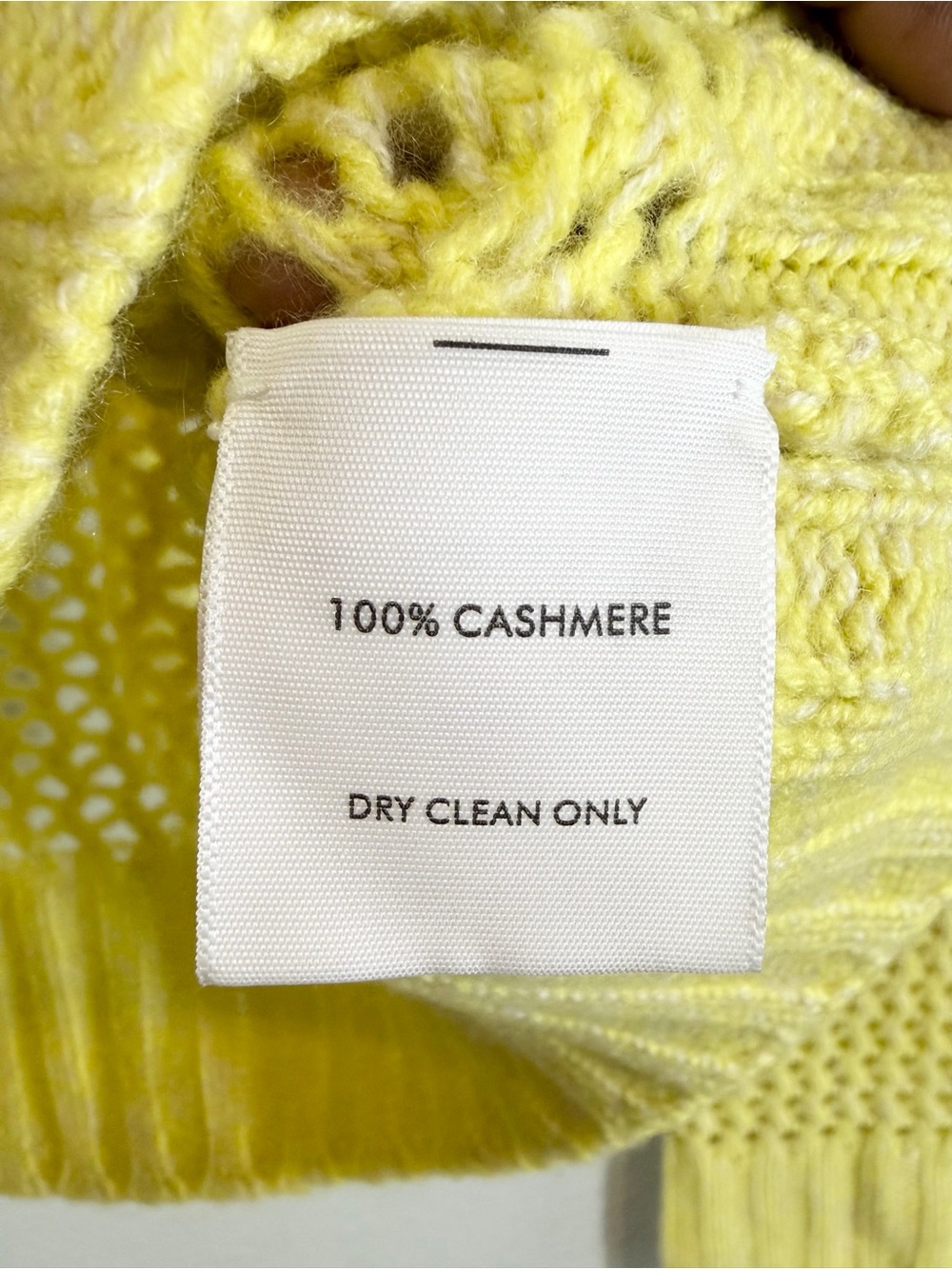 White + Warren Cashmere Sweater Marled Mesh Lime Crewneck Size XS - Picture 6 of 10